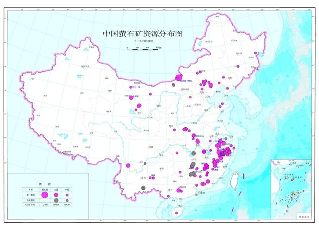 中国菱镁矿分布图片