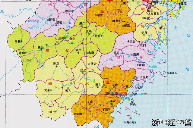 金华市的区划调剂，浙江省的第三大城市，为何有9个区县？