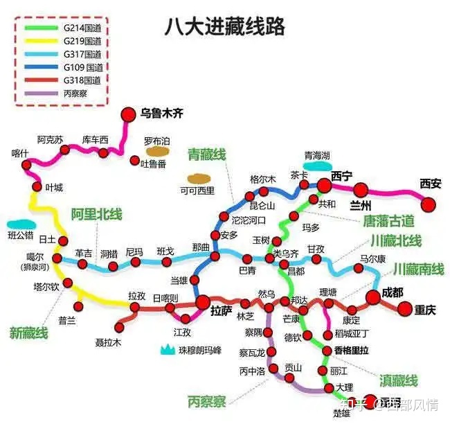 甘藏铁路路线图图片